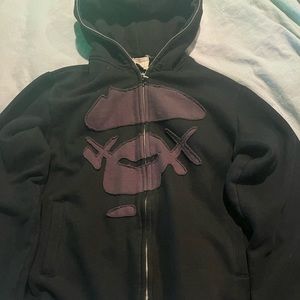 BAPE X KAWS Full Zip Hoodie SIZE MEDIUM